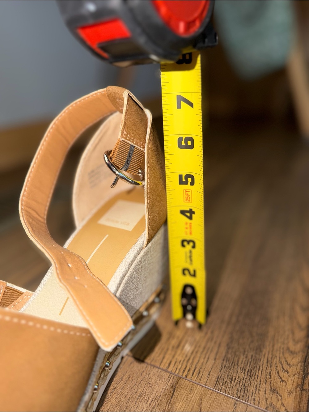 Dolce Vita Tan Suede Wedge - Picture 6 of 6